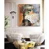 100% Hand-Painted Original Art Oil PaintingModern Canvas Oil Paintings,Colorful Abstract Oil Painting on Canvas,Colorful Painting Original, 36X36 Frameless Unstretched Painting view 3