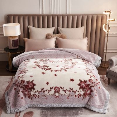 9 Lbs Mink Blanket East Asian Style -79x91inch,Super Soft Cozy, Plush Fleece Blanket, 750GSM Thick Warm Blanket for Full/Queen Bed, Couch.