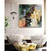 100% Hand-Painted Original Art Oil PaintingWall Artfor Living Room,Acrylic Abstract Painting,Large Minimalist Abstract Painting, 40X40 Frameless Unstretched Painting view 3
