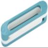 Shoe Stand LCM Space-Saving Wall-Mounted Slipper Shoes Rack Support Slot No-Punch Bathroom Shower Shelf Cabinet Stand Holder Simple view 1