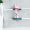 Shoe Stand LCM Space-Saving Wall-Mounted Slipper Shoes Rack Support Slot No-Punch Bathroom Shower Shelf Cabinet Stand Holder Simple view 4