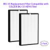 2 Pack BKJ-33 Replacement Filter For COLZER BKJ-33, 3 IN 1, H13 True Hepa with High efficiency Activated Carbon and Pre Filter view 2