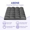 ABENE Mattress Topper for Back Pain Relief, Extra Thick Mattress Pad Pillowtop, Soft Mattress Protector Cover with 8"-21" Deep Pocket, Overfilled Down Alternative Filling (Gray, Short Queen) view 2