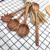 11 Pcs Wooden Kitchen Utensils Set - Wooden Spoons, Spatulas and More for Cooking view 4