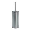 Blue Canyon Santorini Toilet Brush & Holder for Bathroom, Flexible Toilet Bowl Plastic Brush Head for Deep Cleaning, Compact Size, Elegant Design Chrome view 1