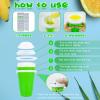 Hoinvaet Magic Slushy Maker Squeeze Cup Slushie Maker, Homemade Milk Shake Maker Cooling Cup Squee DIY Birthday Gifts for Kids (Green) view 3