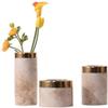 HH-CC Sculpture Vase Vases Vase Ceramic Decoration Living Room Kitchen Table Home Office Wedding Decoration Gift Flower Arrangement Plant Flower 3 Pieces Crafts view 1