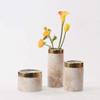 HH-CC Sculpture Vase Vases Vase Ceramic Decoration Living Room Kitchen Table Home Office Wedding Decoration Gift Flower Arrangement Plant Flower 3 Pieces Crafts view 3