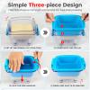 Large 20 oz Tofu Press, Easily Remove Water from Tofu in 10-20 Mins, Vegan Tofu Presser for Firm or Extra Firm Tofu, Dishwasher Safe & BPA Free, with Drip Tray, Tofu Recipe Included view 4
