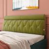 Fleece Headboard Cushions Wedge Ergonomic Headboard Reading Body Pillow Heighten Soft Bolster Back Pillow for Day Bed Bunk Bed,B,No headboard 74.8"/190cm view 1