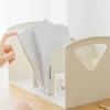 BNNP Independent Bookshelf Desktop Bookshelf Simple Bookshelf Shelf Bookshelf Storage Rack Suitable for Living Room Study Office Desktop Bookshelf Organizer (Color : White) view 2