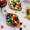 12 Pcs Gold 4.5" Long Metallic Mini Oval Trays Favor Holders Party Home Supplies view 2