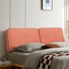 HomeLoft Basics Upholstered Headboard Cushion King Bed Backrest Cushion Bedroom Headboard Wall Pillow Lumbar Pad Bed Removable Headboard Cushion Full Size,Pink,70.8"/180cm(California King) view 1