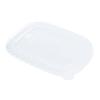 Restaurantware LIDS ONLY: Bio Tek Lids For To Go Containers 100 Oval Food Container Lids - Containers Sold Separately Flat Design Clear Plastic Lids For Disposable Serving Bowls Tight Seal view 1