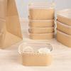 Restaurantware LIDS ONLY: Bio Tek Lids For To Go Containers 100 Oval Food Container Lids - Containers Sold Separately Flat Design Clear Plastic Lids For Disposable Serving Bowls Tight Seal view 3