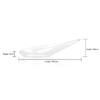 45ml Disposable Dessert Spoon 80 Pieces Plastic Appetizer Spoons, Leaf Shape Easy to Carry Suitable for Festival Party Wedding Birthday view 2