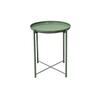 Low Table Small Coffee Table Modern Fashion Metal Small Coffee Table Sofa Side Table Living Room Bedroom Office Furniture Chabudai Table (Color : Green) view 1