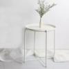 Low Table Small Coffee Table Modern Fashion Metal Small Coffee Table Sofa Side Table Living Room Bedroom Office Furniture Chabudai Table (Color : Green) view 4