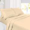 8 PC Bed in a Bag Bedding Set 100% Long Staple Cotton 500 GSM Twin Size Ivory Complete Set - 1 Duvet Cover,1 Fitted 28" Deep, 1 Flat, 4 Pillowcases & Shams, 1 Comforter Bedding Sets view 2