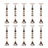 TFCFL10Pcs Gold Candle Holders 19.5" Height Metal Candle Holders Flowers Vase Stand for Party Wedding Restaurant Hotel Decoration view 1