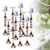 TFCFL10Pcs Gold Candle Holders 19.5" Height Metal Candle Holders Flowers Vase Stand for Party Wedding Restaurant Hotel Decoration view 2