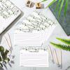 Fumete 61 Pcs Time Capsule First Birthday Greenery Baby Shower Games Time Capsule Sign for 1st Birthday Party Games with 50 Message Cards 10 Pencils for Baby Shower Guests Keepsake Activities view 3