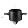 MYXP Reusable Coffee Filter Basket Coffee Filters with Stainless Steel For Coffee Makers Black Filter Free Paper Stainless Steel Coffee Filter view 2