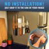 12" Premium Magnetic Knife Holder for Refrigerator (Double-Sided Heavy-Duty Magnets) - Upgraded Strip for Strong Fridge Mount - Clear Up Counter Space - 304 Anti-Rust Stainless Steel (Upgraded Design) view 4