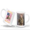 Launchigo Customized 4th Of July Cups (White Mug). Photo Mug, Custom Coffee Mug, Patriotic Cups, Army Gifts For Women, American Flag Coffee Mug. (15 oz, Independence Day Mug 02) view 1