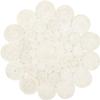 Agro Richer Farmhouse Rugs for Living White Circle Design Jute Area Rug Hand Braided Round Bedroom, Kitchen, Room Carpet (24 x 24 Inch), (GHG-WHT) view 2