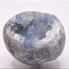 2.75" 305g Sky Blue Celestite Celestine Cluster Egg Polished Natural Sparkling Gemstone Crystal Mineral Geode Specimen - Madagascar + Stand view 2