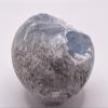 2.75" 305g Sky Blue Celestite Celestine Cluster Egg Polished Natural Sparkling Gemstone Crystal Mineral Geode Specimen - Madagascar + Stand view 3