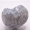 2.75" 305g Sky Blue Celestite Celestine Cluster Egg Polished Natural Sparkling Gemstone Crystal Mineral Geode Specimen - Madagascar + Stand view 4