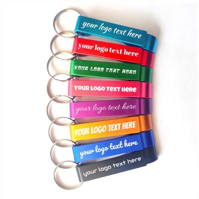100pcs Personalized Wedding Favors Bottle Opener with Logo Text for Men Women, Wedding Favors For Guests Bulk,Engraved Aluminum Keychain Party Holiday Father's Day Graduation Favors