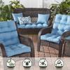 Greendale Home Fashions Outdoor 17-inch Square Decorative Throw Pillow, 2-Pack, Blue Heather view 4