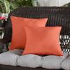 Greendale Home Fashions Outdoor 17-inch Square Decorative Throw Pillow, 2-Pack, Sunrise view 2