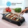 Courant smokeless indoor Electric grill, Copper Non-stick Coating Extra Large and Adjustable Temperature Control, Grill BBQ, Table Top Indoor Grill view 2