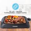 Courant smokeless indoor Electric grill, Copper Non-stick Coating Extra Large and Adjustable Temperature Control, Grill BBQ, Table Top Indoor Grill view 3
