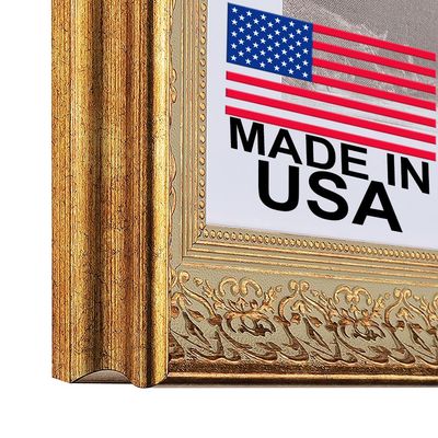 10X15 2 1/2" Polystyrene Victorian Picture Frame 1556 Series Ancient Gold by WholesaleArtsFrames-com Made In USA