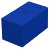 Ultimate Guard Twin Flip'n'Tray 200+, Deck Case for 200 Double-Sleeved TCG Cards + Dice Tray, Blue, Independent Magnetic Closure & Microfiber Inner Lining view 1