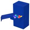 Ultimate Guard Twin Flip'n'Tray 200+, Deck Case for 200 Double-Sleeved TCG Cards + Dice Tray, Blue, Independent Magnetic Closure & Microfiber Inner Lining view 3