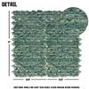 TANG 39"x117"-1piece Faux Ivy Privacy Fence Screen Roll, Artificial Leaf Fence Cover for Balcony Outdoor Decor, Fake Greenery Wall for Patio, UV Resistant, Dark Green view 4