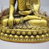 Copper Shakyamuni Buddha Statue,Brass Handmade Buddhism Sculpture Hindu Feng Shui Figurines Meditation Home Study Crafts Decorations view 4