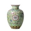 RFZHANZ Ceramic Enamel Vase Chinoiserie Vase for Flowers, Unique Vase, Decorative Vase for Pampas Grass, Living Room, Bedroom Living Room Handicraft Decoration Gift view 1