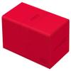 Ultimate Guard Twin Flip'n'Tray 200+, Deck Case for 200 Double-Sleeved TCG Cards + Dice Tray, Red, Independent Magnetic Closure & Microfiber Inner Lining view 2