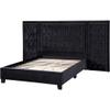 Acme Damazy Eastern King Bed in Black Velvet view 1