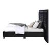 Acme Damazy Eastern King Bed in Black Velvet view 4