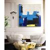 100% Hand-Painted Original Art Oil PaintingAbstract Oil Painting Canvas,Colorful Painting Original,Colorful Abstract Painting, 45X45" Frameless Unstretched Painting view 3