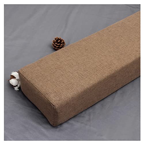 Bed Gap Filler Size Bed Wedge Pillow Gap Filler Between Headboard and Mattress Bed Gap Filler Bolster Headboard Pillow/Mattress Wedge Close The Gap (Color : Brown1, Size : 20X10X120cm)