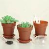 12 Terracotta Mini Flower Pot Dessert Cups Lid Shovel Spoon Party Decorations view 1